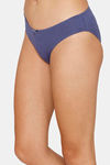 Zivame Anti-Microbial Low Rise Full Coverage Bikini Panty (Pack of 3) - Multicolor — thumbnail 8